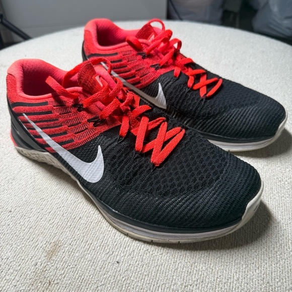 Nike Metcon DSX Flyknit Training Shoes Black Red CrossFit Sneakers main image 7